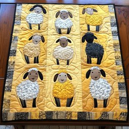 Sheep Bloom Table Runner - Made to Order TABLE928
