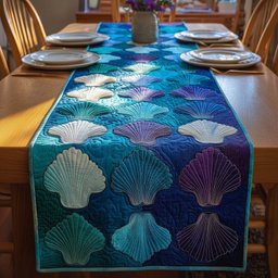 Shell Gradient Table Runner - Made to Order TABLE928