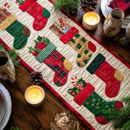 Silent Carol Table Runner - Made to Order TABLE928