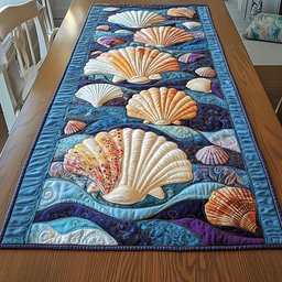 Shell Magic Table Runner - Made to Order TABLE928