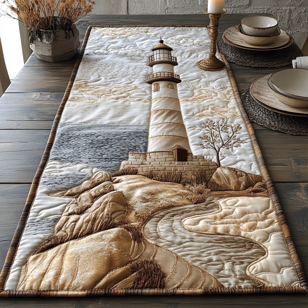 Shoreside Lantern Table Runner - Made to Order TABLE928