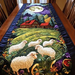 Sheepish Bliss Table Runner - Made to Order TABLE928
