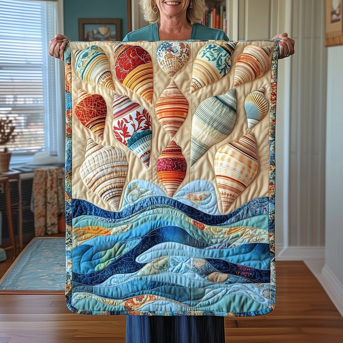 Seaside Treasures Table Runner - Made to Order TABLE928