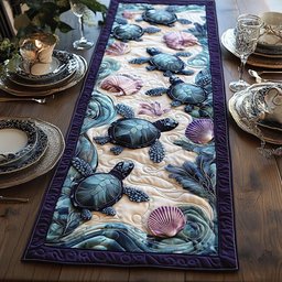 Serene Shells Table Runner - Made to Order TABLE928
