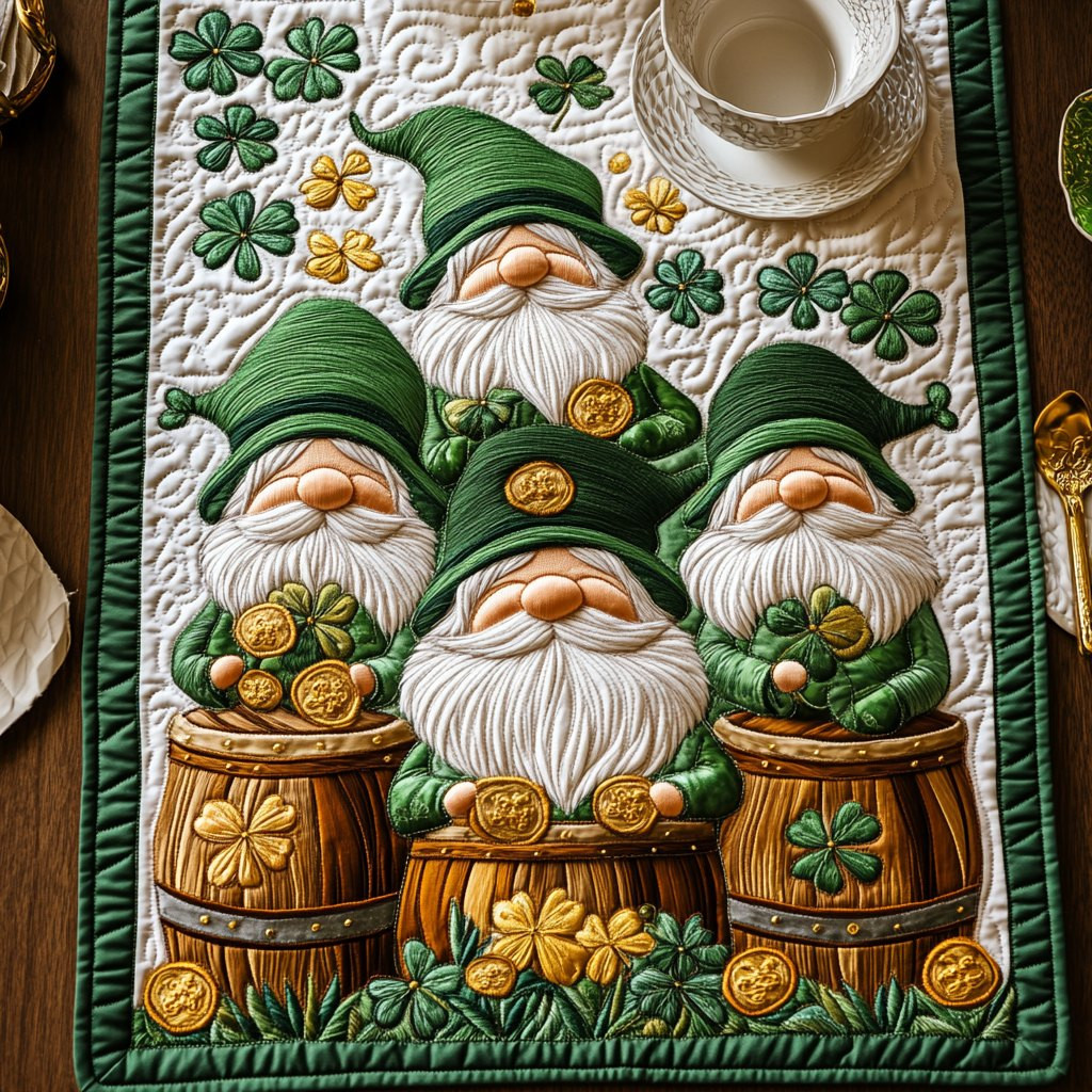Shamrock Luck Table Runner - Made to Order TABLE928