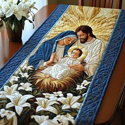 Serene Devotion Table Runner - Made to Order TABLE928