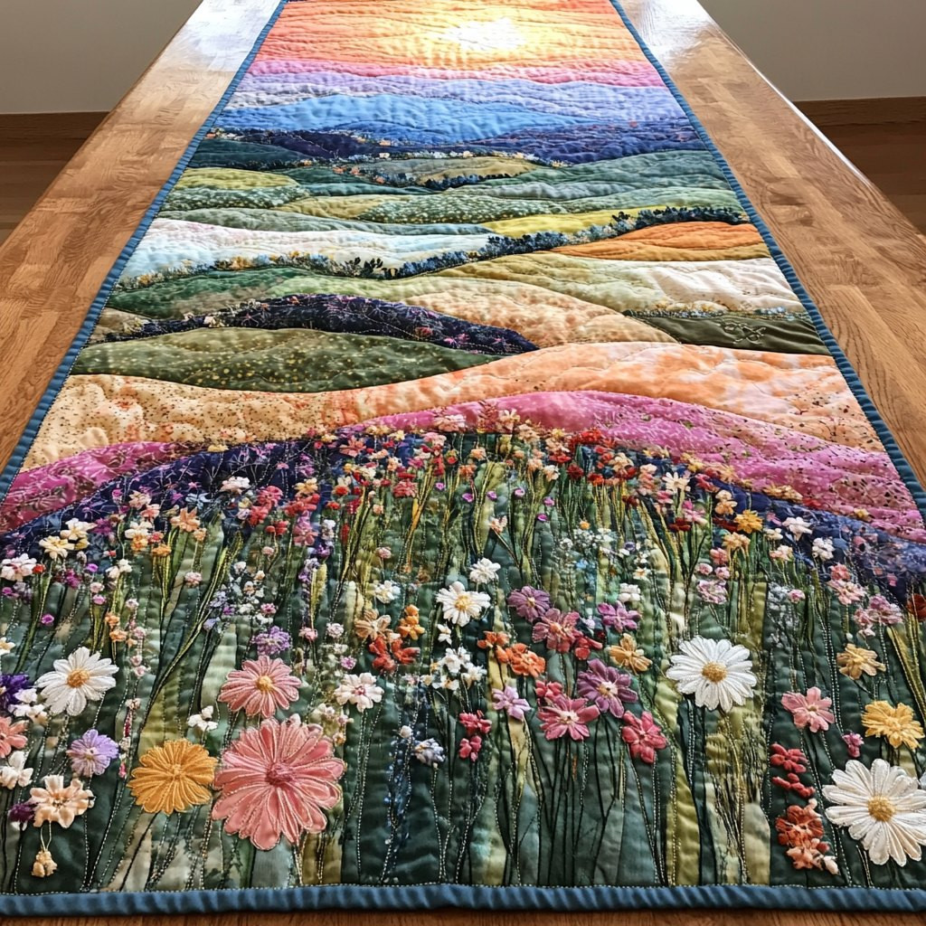 Serene Landscape Table Runner - Made to Order TABLE928