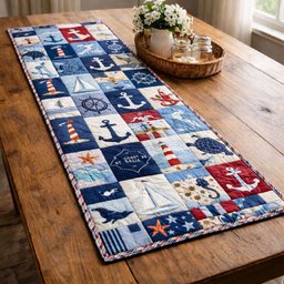 Seaside Marine Parade Table Runner - Made to Order TABLE928