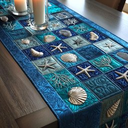 Seashell Calm Table Runner - Made to Order TABLE928