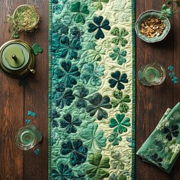 Shamrock Grace Table Runner - Made to Order TABLE928