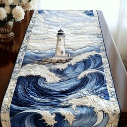 Serene Lighthouse Table Runner - Made to Order TABLE928