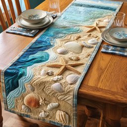 Sea Treasures Table Runner - Made to Order TABLE928