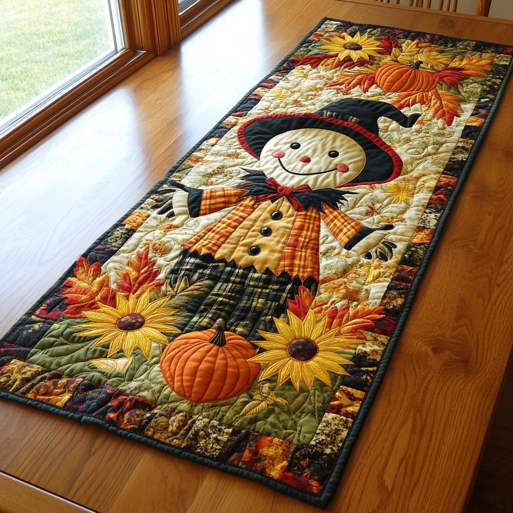 Rustic Scarecrow Table Runner - Made to Order TABLE928