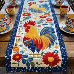 Rustic Rooster Charm Table Runner - Made to Order TABLE928