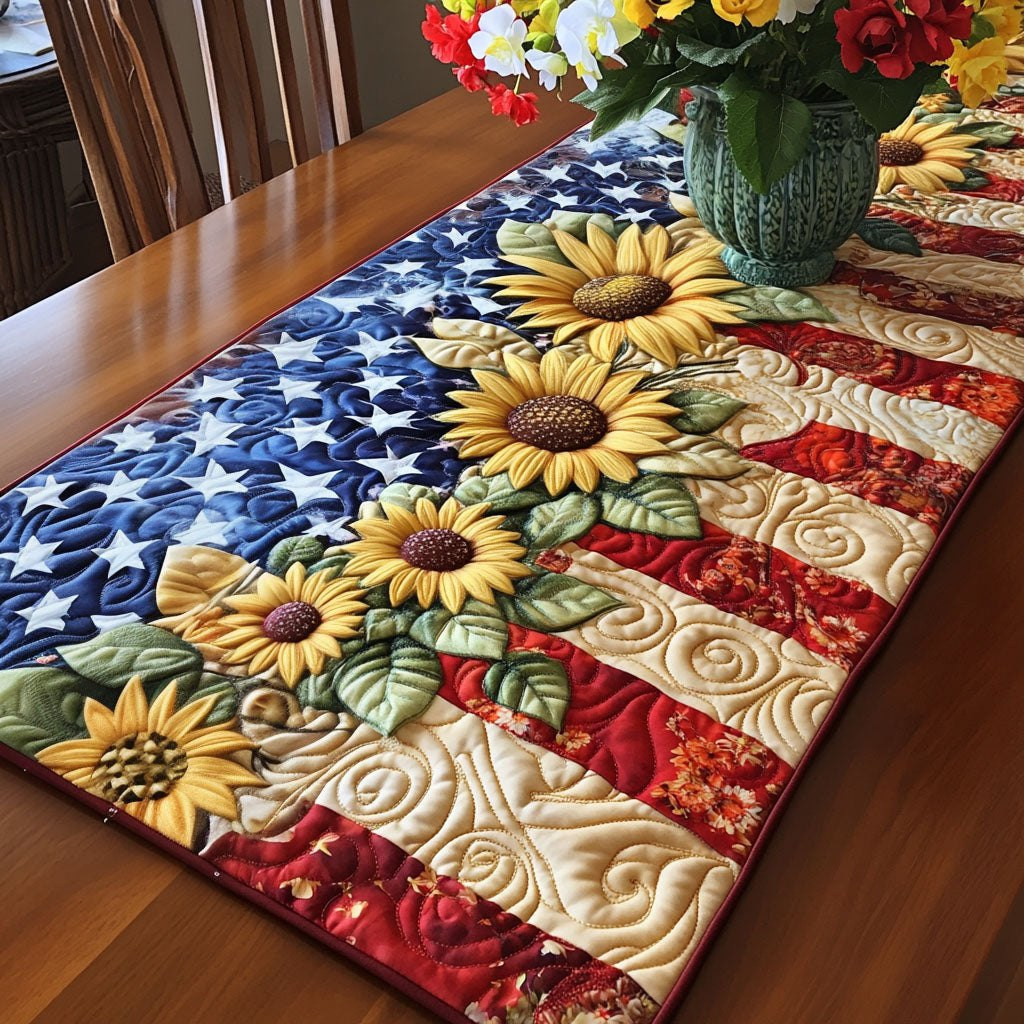 Rustic Sunburst Pride Table Runner - Made to Order TABLE928