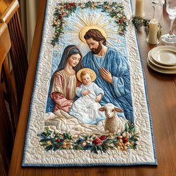 Sacred Presence Table Runner - Made to Order TABLE928