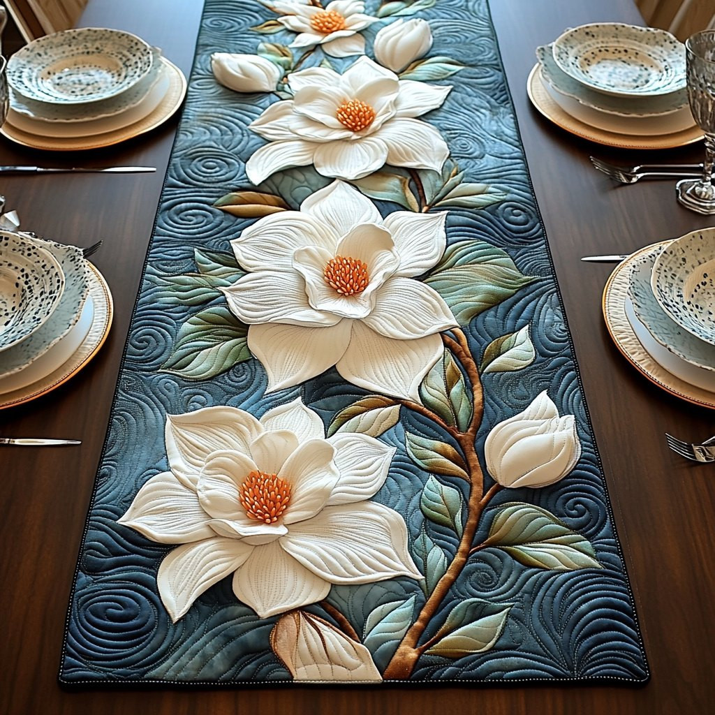 Rustic Magnolia Table Runner - Made to Order TABLE928