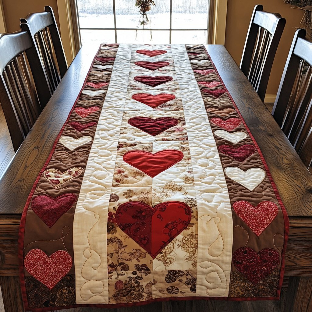 Rustic Heart Table Runner - Made to Order TABLE928