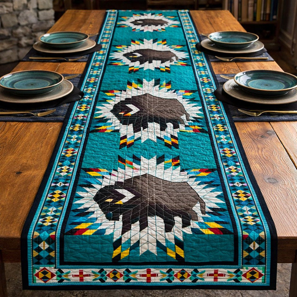 Sacred Bison Path Table Runner - Made to Order TABLE928