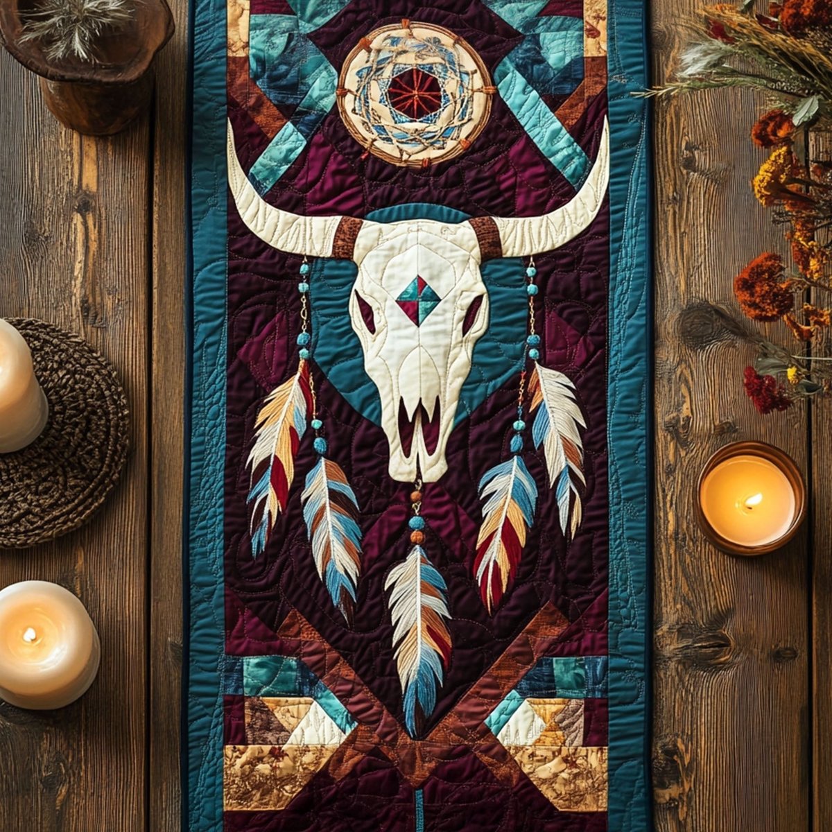 Sacred Web Table Runner - Made to Order TABLE928