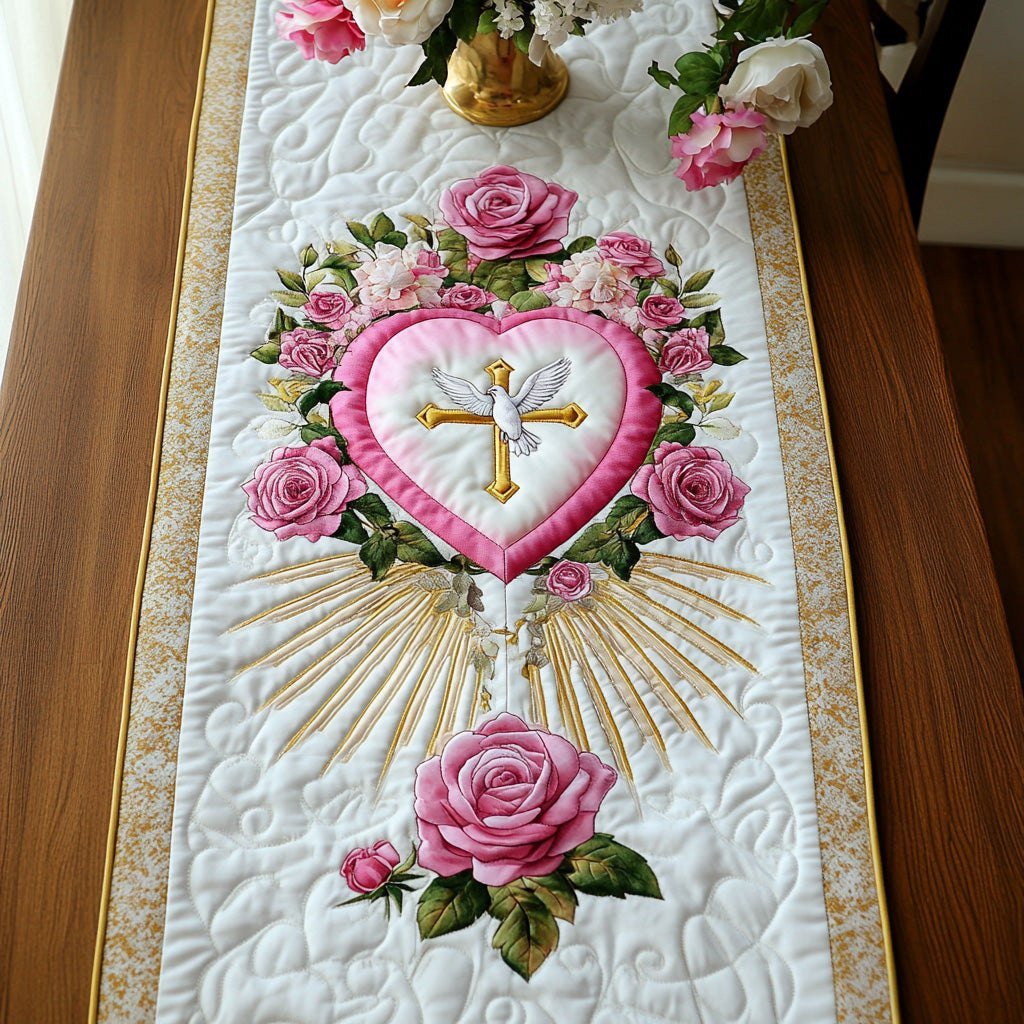 Sacred Heartlight Table Runner - Made to Order TABLE928
