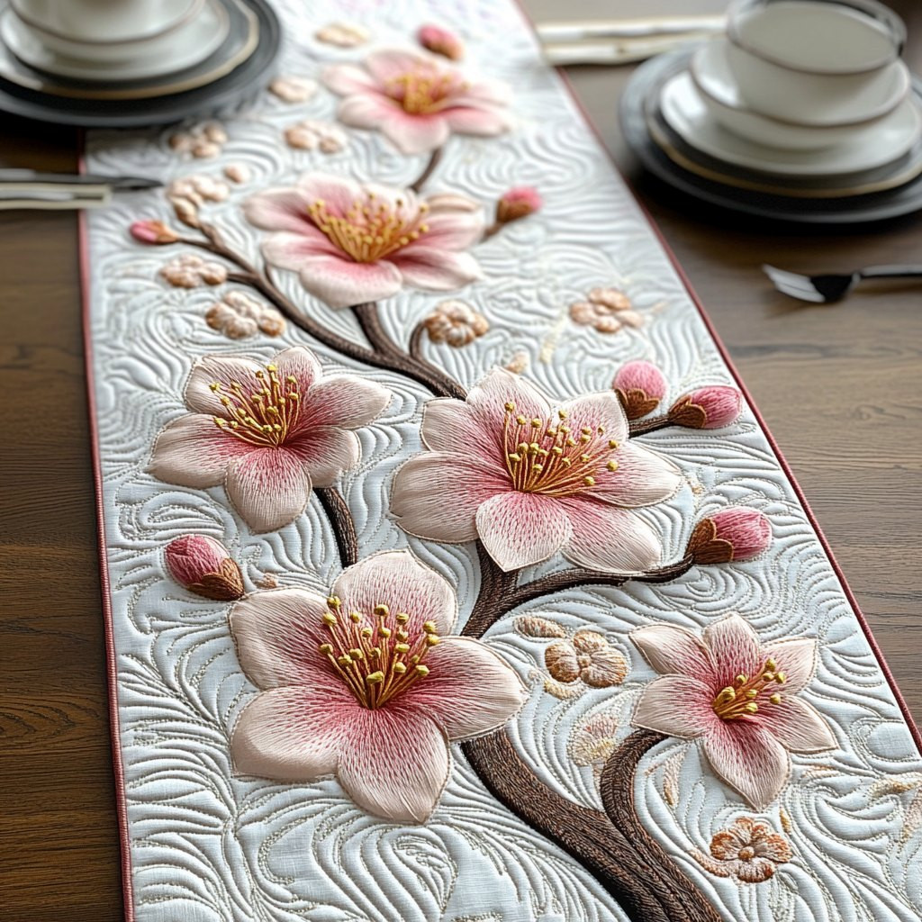 Sakura Dreamscape Table Runner - Made to Order TABLE928
