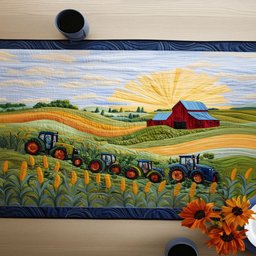 Rustic Tractor Ride Table Runner - Made to Order TABLE928