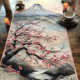 Sakura in Bloom Table Runner - Made to Order TABLE928