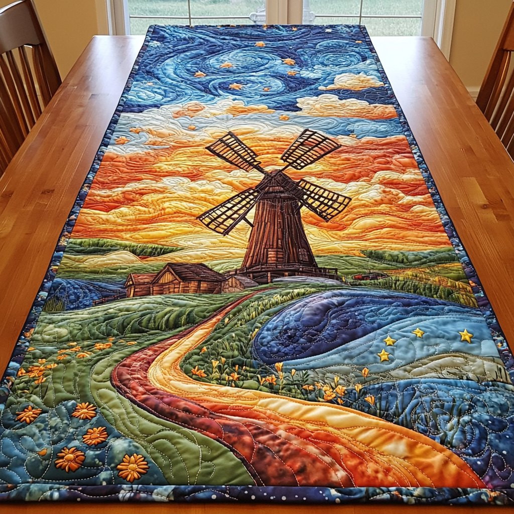 Rustic Spin Table Runner - Made to Order TABLE928