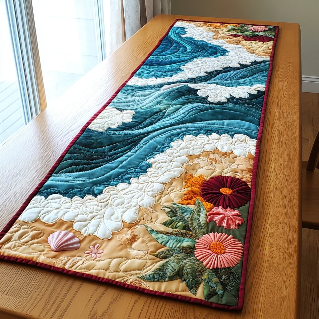 Sandy Serenity Table Runner - Made to Order TABLE928