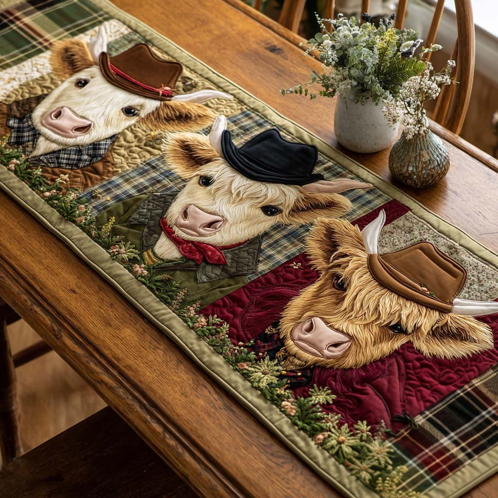Rustic Cow Spirit Table Runner - Made to Order TABLE928