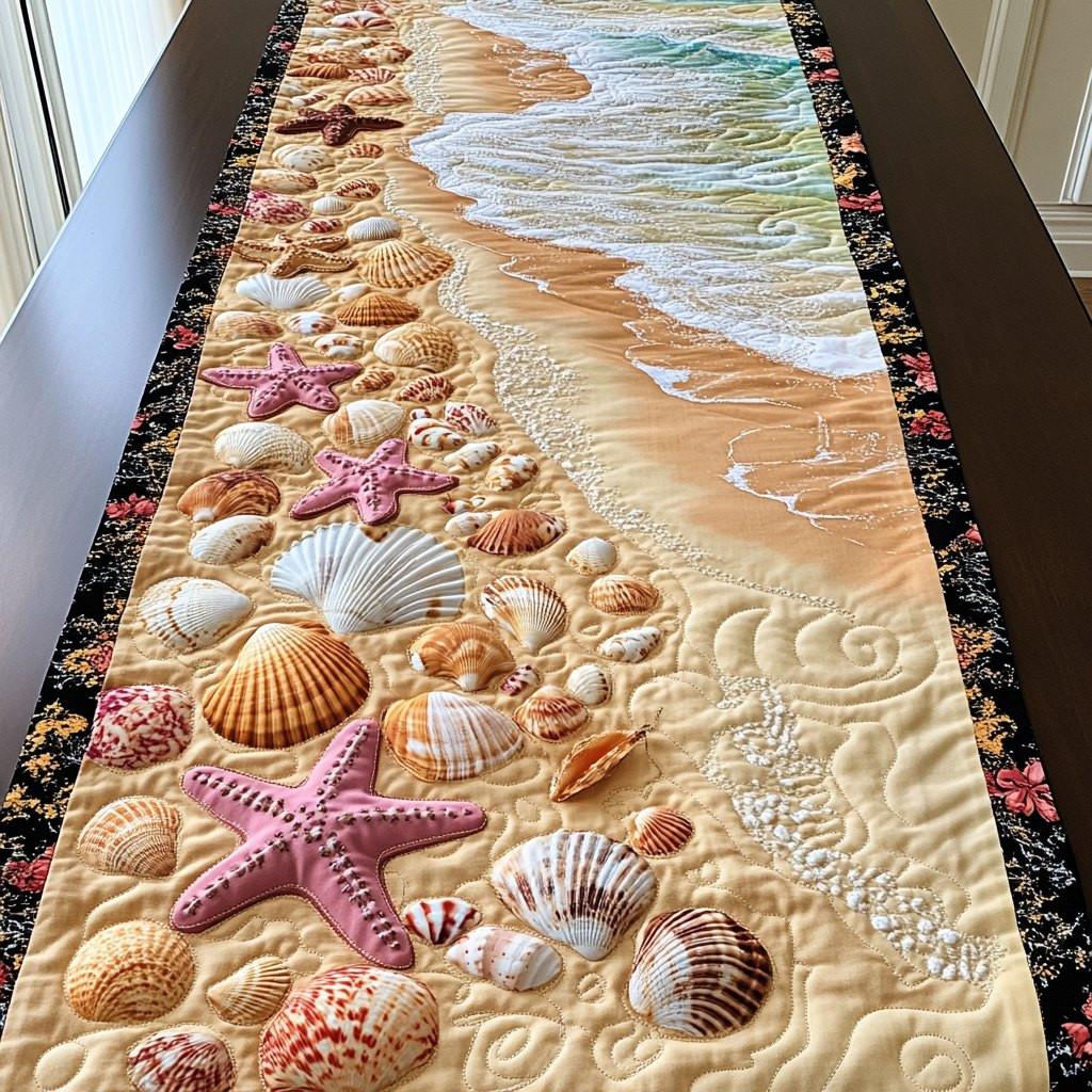 Sandy Escape Table Runner - Made to Order TABLE928