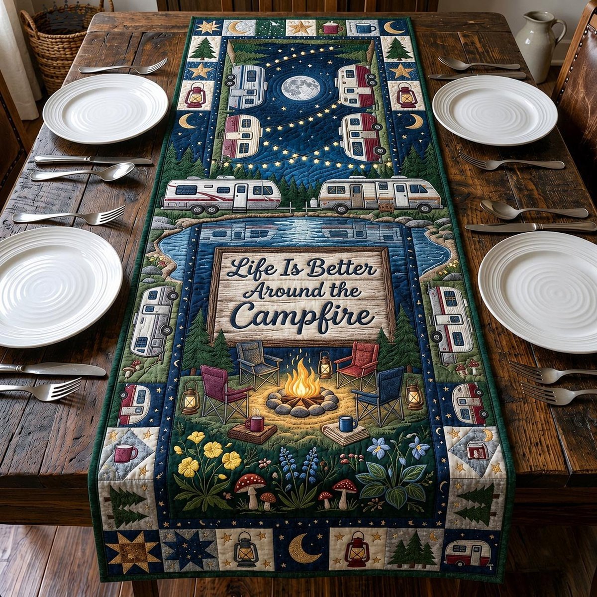 Rv Retreat Table Runner - Made to Order TABLE928