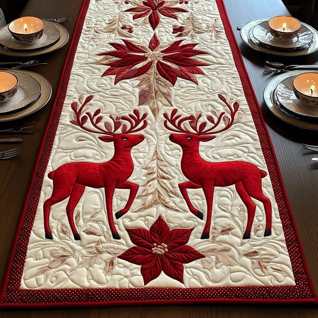 Rustic Deer Charm Table Runner - Made to Order TABLE928