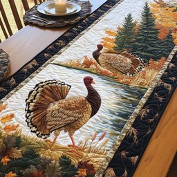 Rustic Turkey Table Runner - Made to Order TABLE928