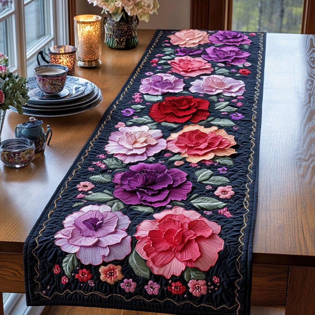 Rose Tints Table Runner - Made to Order TABLE928
