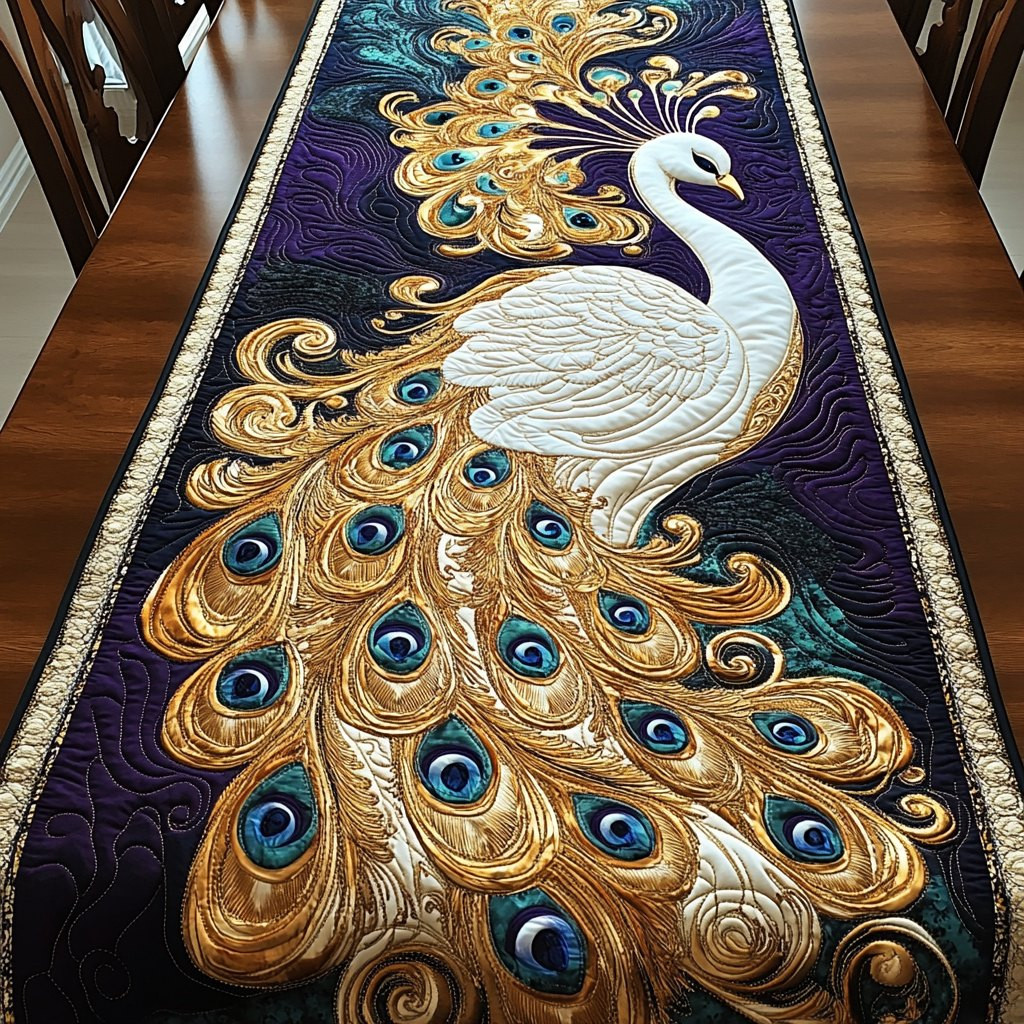 Royal Plumage Table Runner - Made to Order TABLE928
