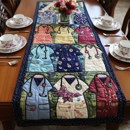 Retrocare Scrub Table Runner - Made to Order TABLE928