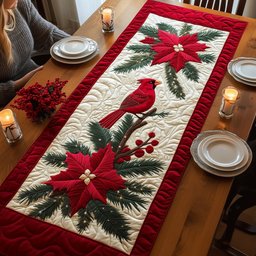 Red Beauties Table Runner - Made to Order TABLE928