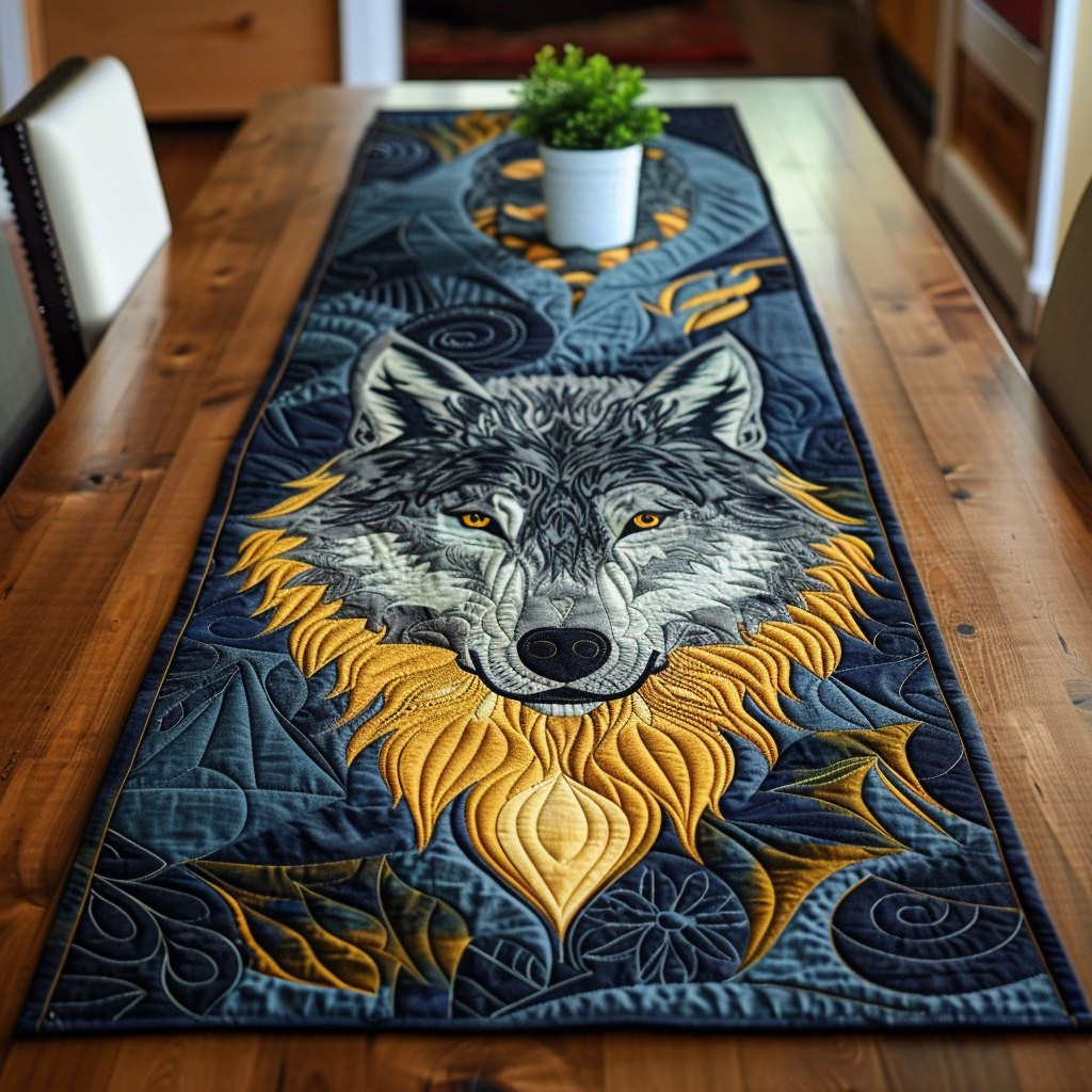 Regal Wolf Table Runner - Made to Order TABLE928