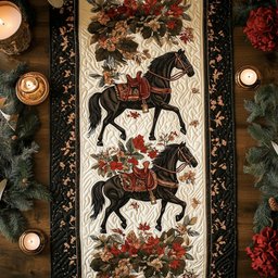 Royal Ride Table Runner - Made to Order TABLE928