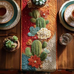 Roadtrip Prickles Table Runner - Made to Order TABLE928
