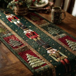 Royal Poinsettia Table Runner - Made to Order TABLE928
