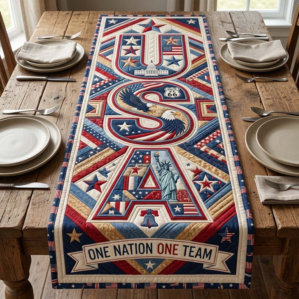 Route Liberty Table Runner - Made to Order TABLE928