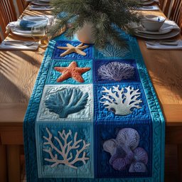Reef Elegance Table Runner - Made to Order TABLE928