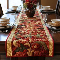 Renaissance Bloom Table Runner - Made to Order TABLE928