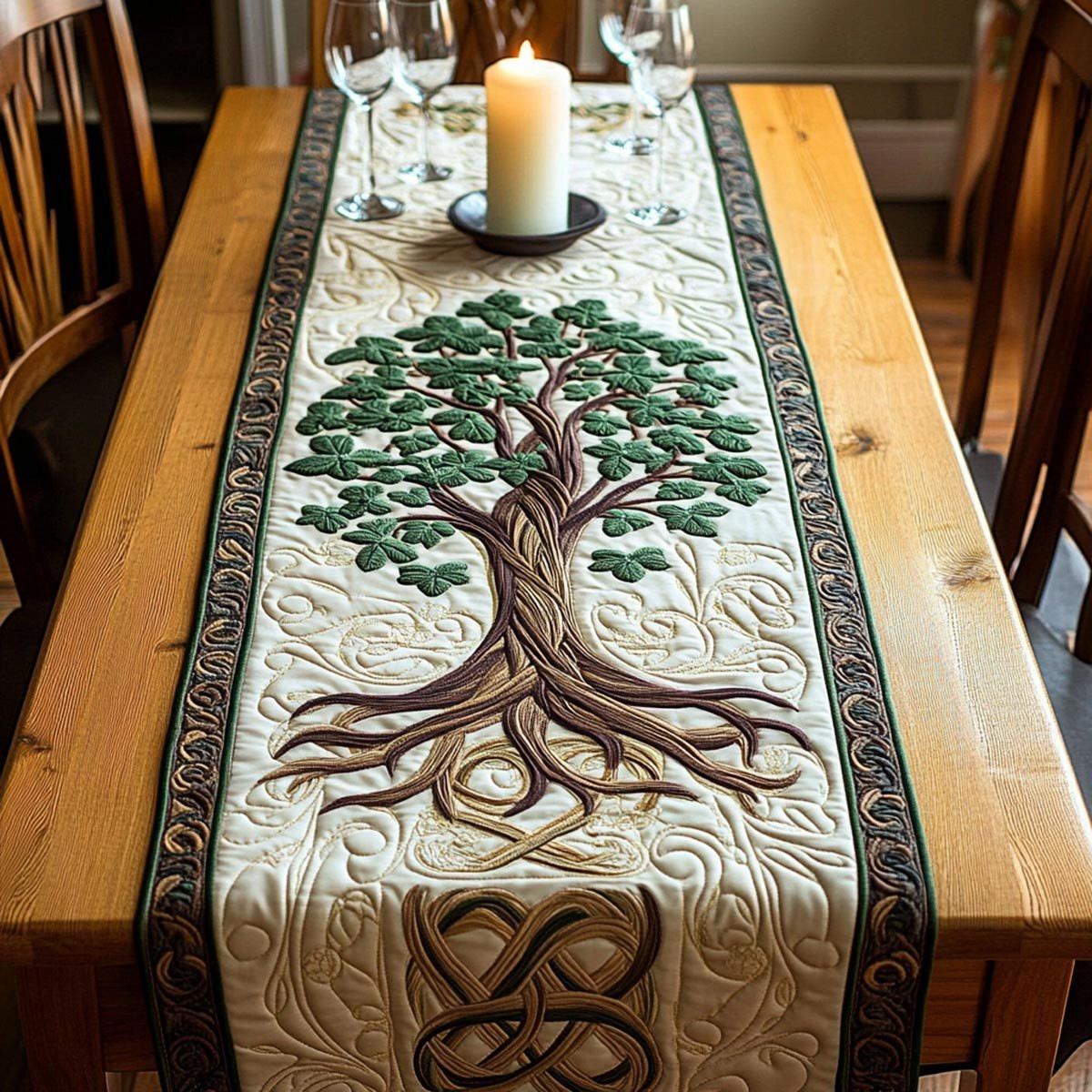 Rooted Spirit Table Runner - Made to Order TABLE928