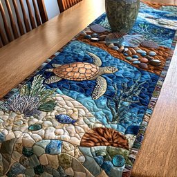 Reef Turtle Table Runner - Made to Order TABLE928