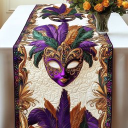 Regal Feathers Table Runner - Made to Order TABLE928