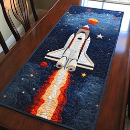 Rocket Voyage Table Runner - Made to Order TABLE928